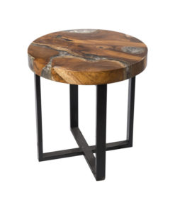 Resin wood side table