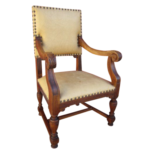 Cow leather chair