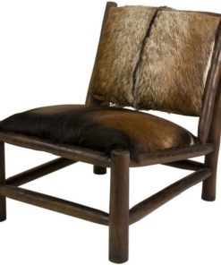 Goat hide chair