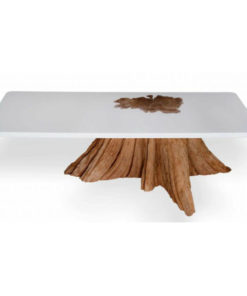 Resin root coffee table