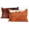 Cowhide pillow