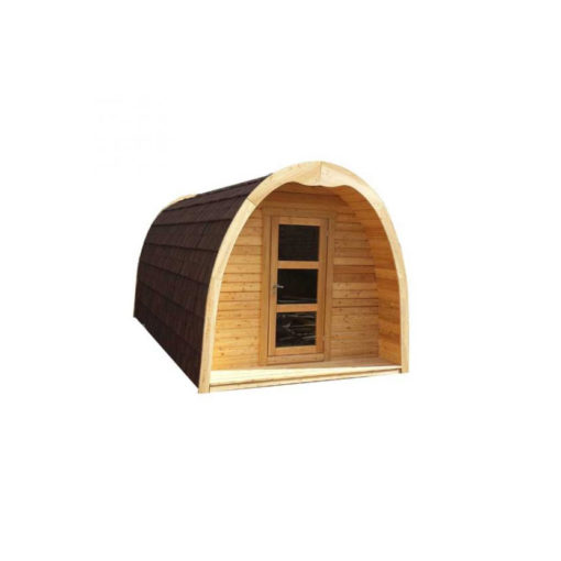 Wooden sauna chamber